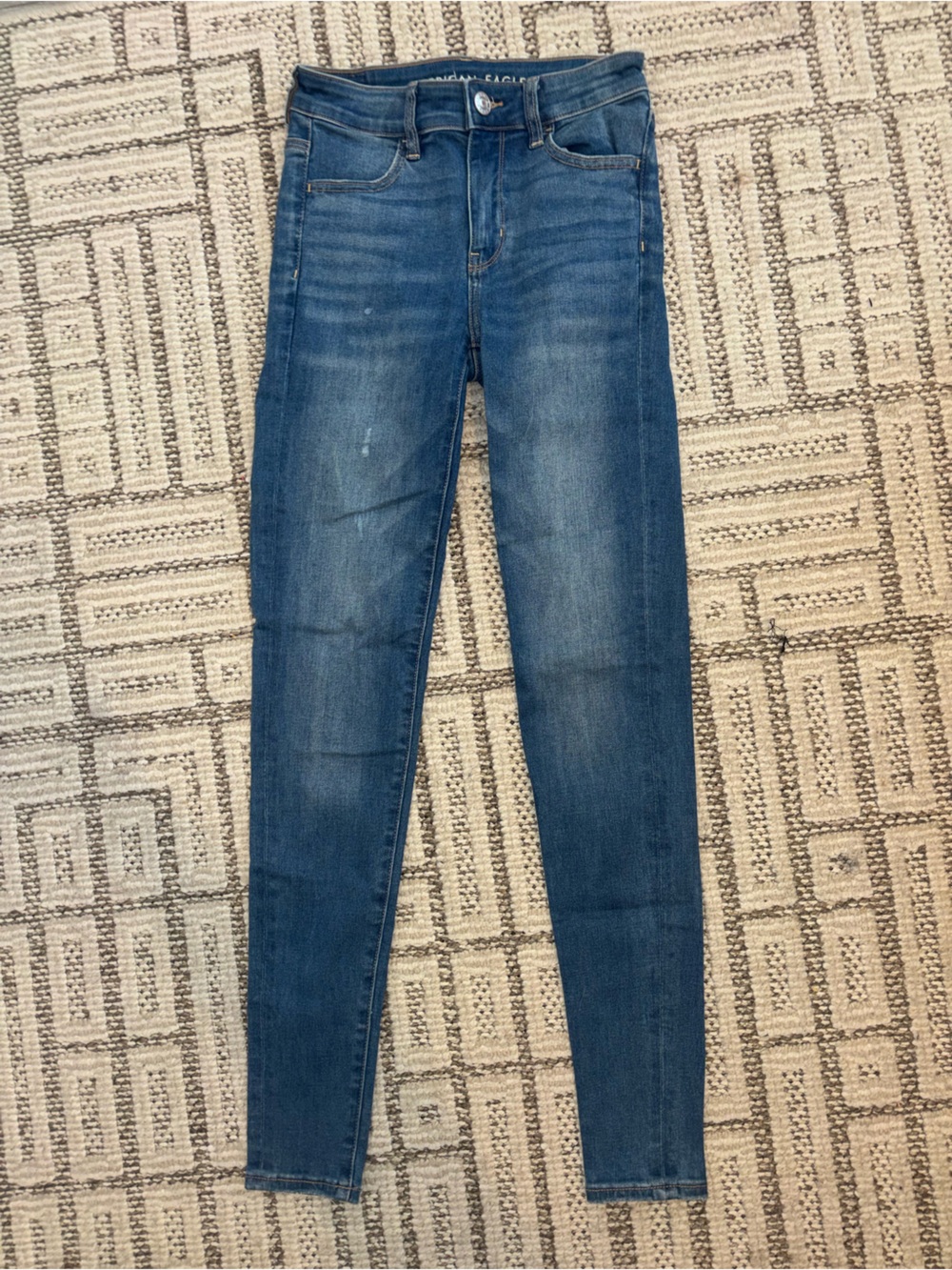 American Eagle Outfitters Dark Blue Skinny Jeans
